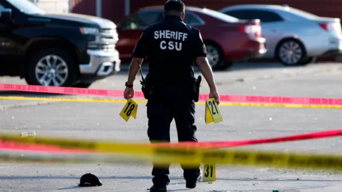 Un agente de la policia de Texas.