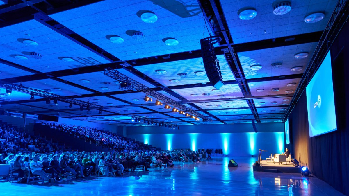Un instant de la convenció de SEIDOR a PortAventura Convention Centre.