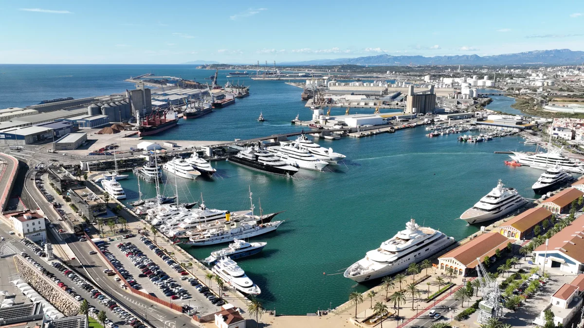 Vista aèria del Port de Tarragona.