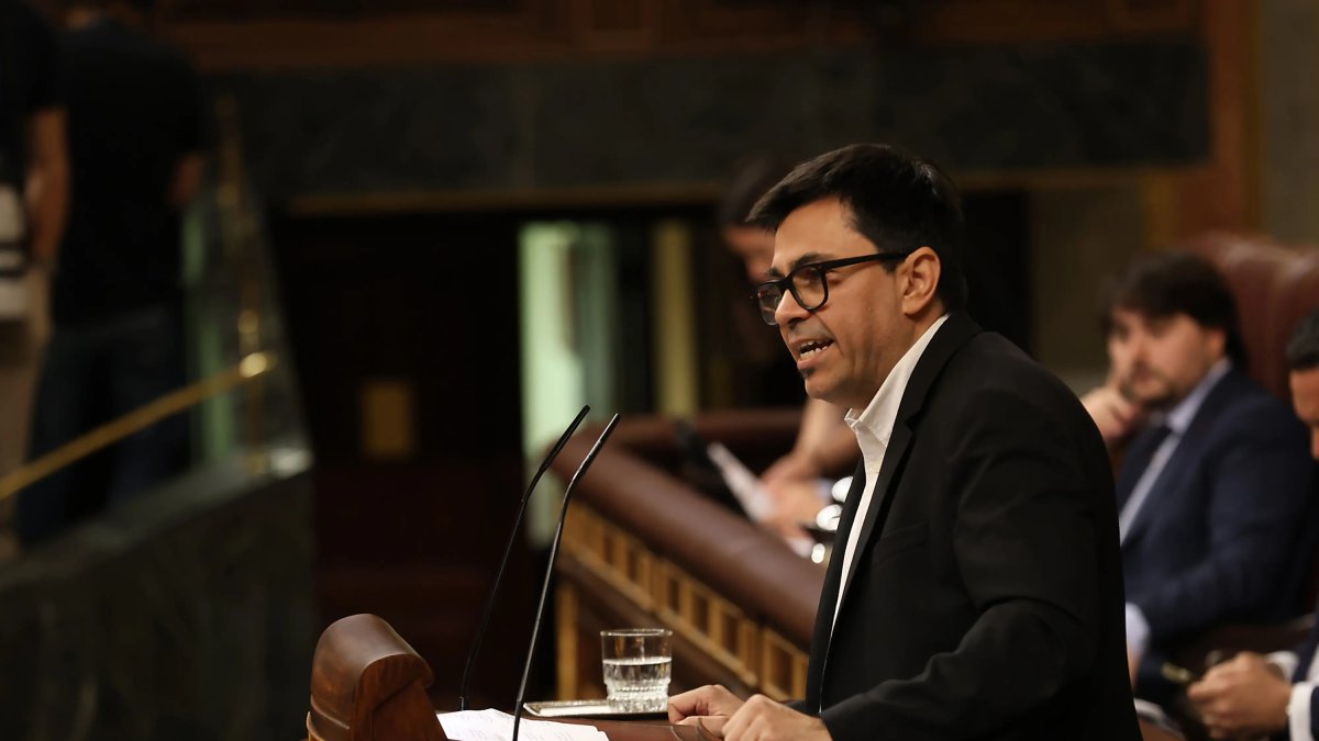 Gerardo Pisarello de Sumar intervé al debat de la llei d'amnistia del Congrés dels Diputats.