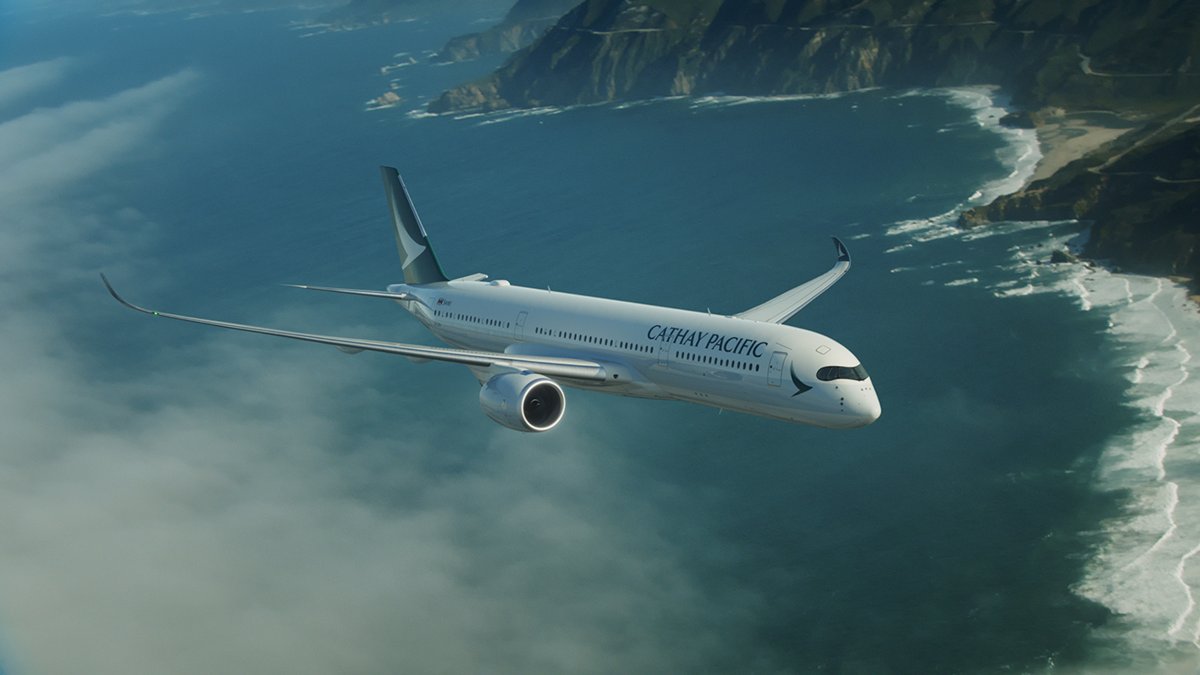 Airbus A350 que operarà entre Barcelona i Hong Kong a partir del 2 de juliol.