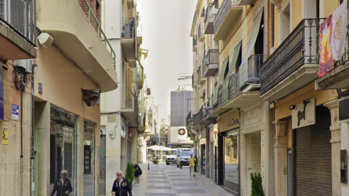 Imatge del carrer Major de Reus.