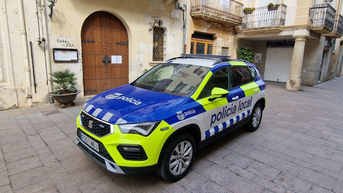 Un vehicle de la Policia Local de l'Arboç.