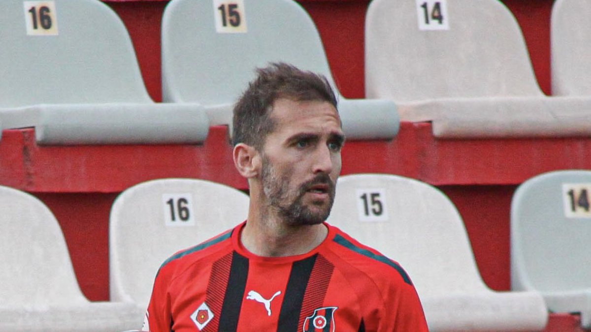 El jugador del Reus FC Reddis, Alberto Benito.