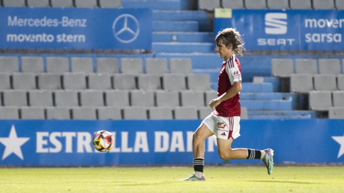 Imatge del jugador de Sant Jaume d'Enveja, Oriol Subirats.