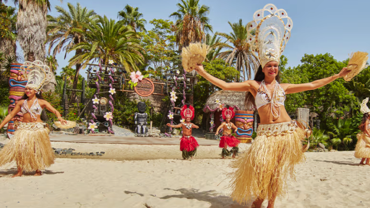 Imatge d'un espectacle de Polinèsia de PortAventura.