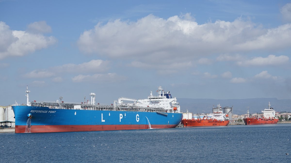 Un dels vaixells que ha fet parada al Port de Tarragona.