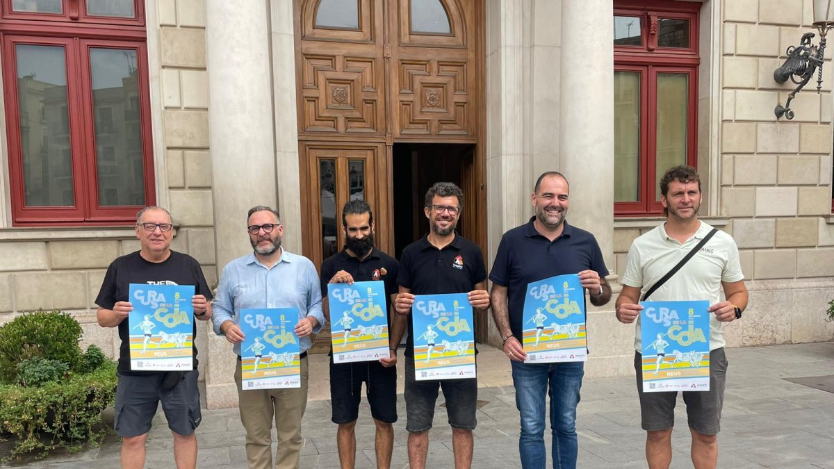 Imatge de l’acte de presentació de la Cursa de la Coia.