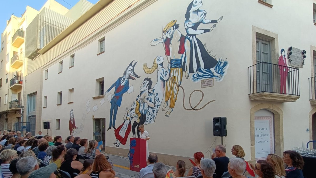 Inauguració del mural.