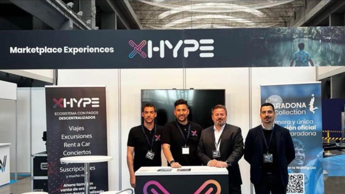 Els fundadors d’xHype, Francesc Murcia, Sergi Candel, Juan Luis de Paz i Carlos Morillo.