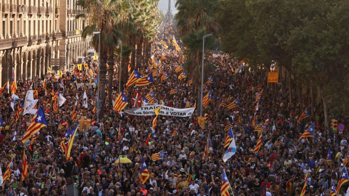 Imatge d'una manifestació dels CDR