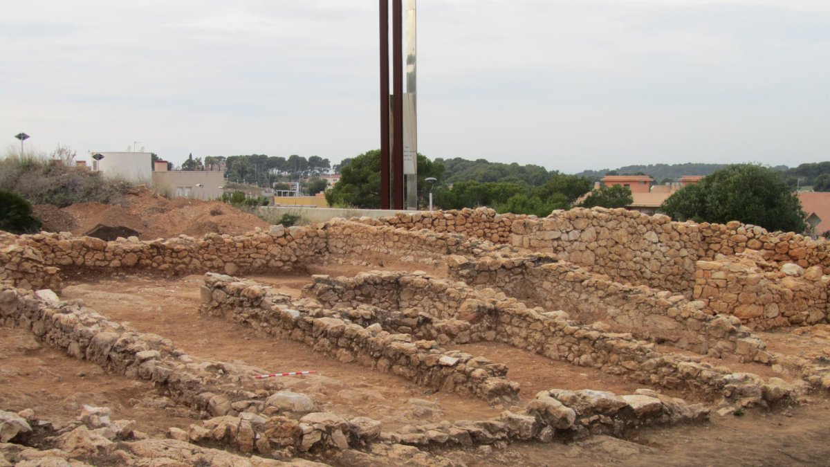 Imatge dels espais del jaciment arqueològic de la Cella-Kallipolis que l’Ajuntament de Salou museïtzarà.