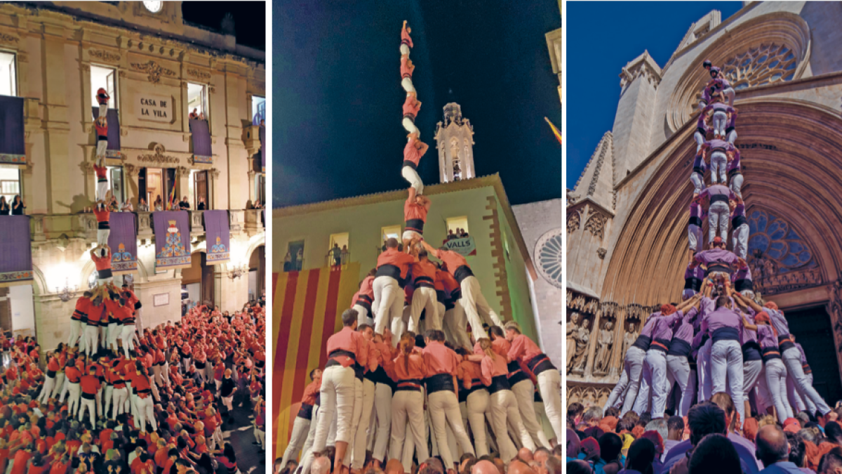 Els dos pde8fm de la Joves i la Vella de Valls del dia 10 i el 3de9 fm de la Jove de Tarragona per la Diada a la capital tarragonina.