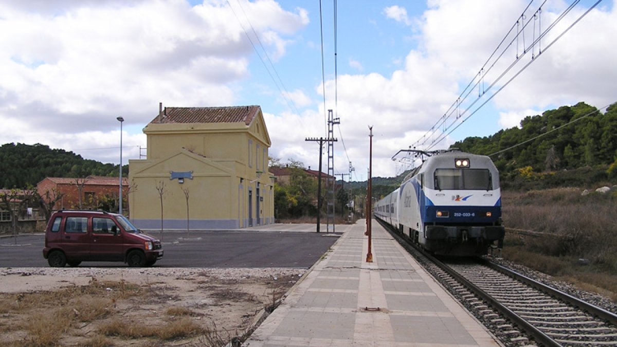 Imatge de l'estació de Vimbodí