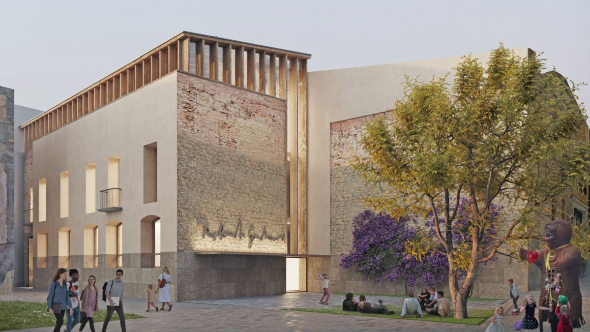 Render de l'exterior de Ca Padró.