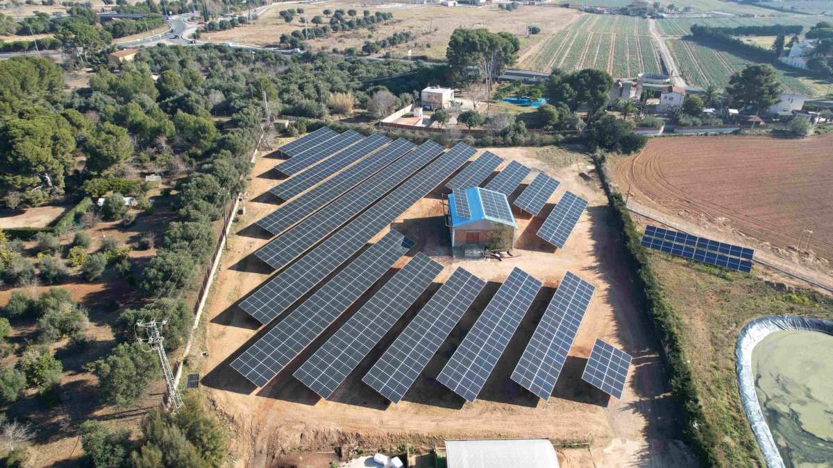 Instal·lació solar fotovoltaica planta EDAR Reus.