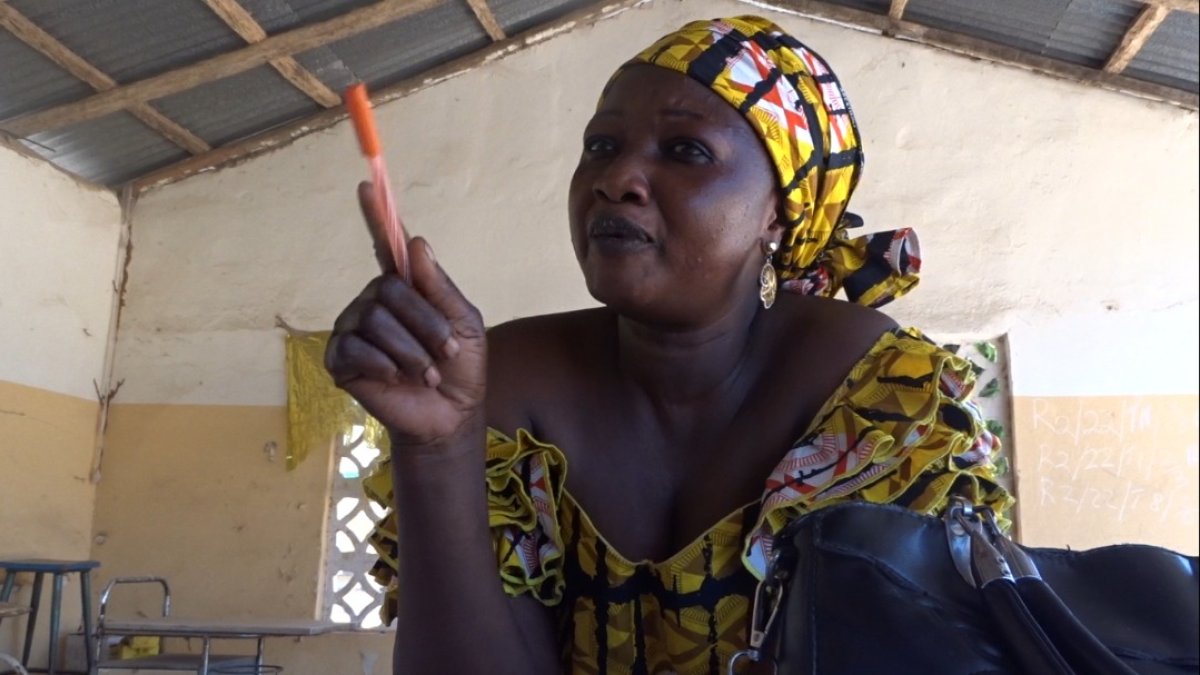 Fatou Nyang, activista contra la mutilació femenina a Gàmbia.