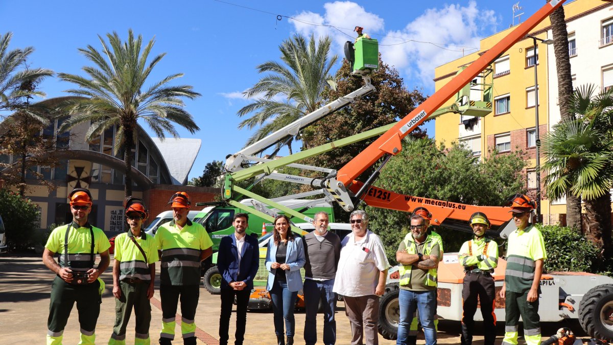 Presentació del contracte de poda de l'arbrat de Reus.