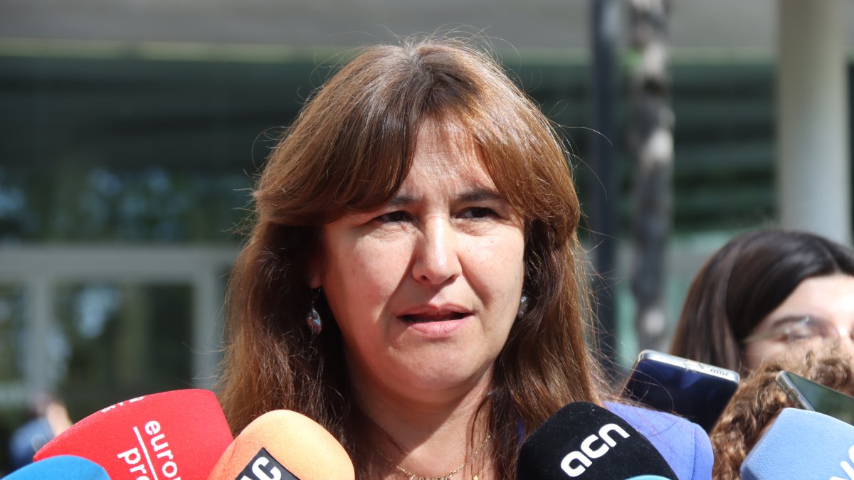 Imatge d'arxiu de Laura Borràs, presidenta de Junts