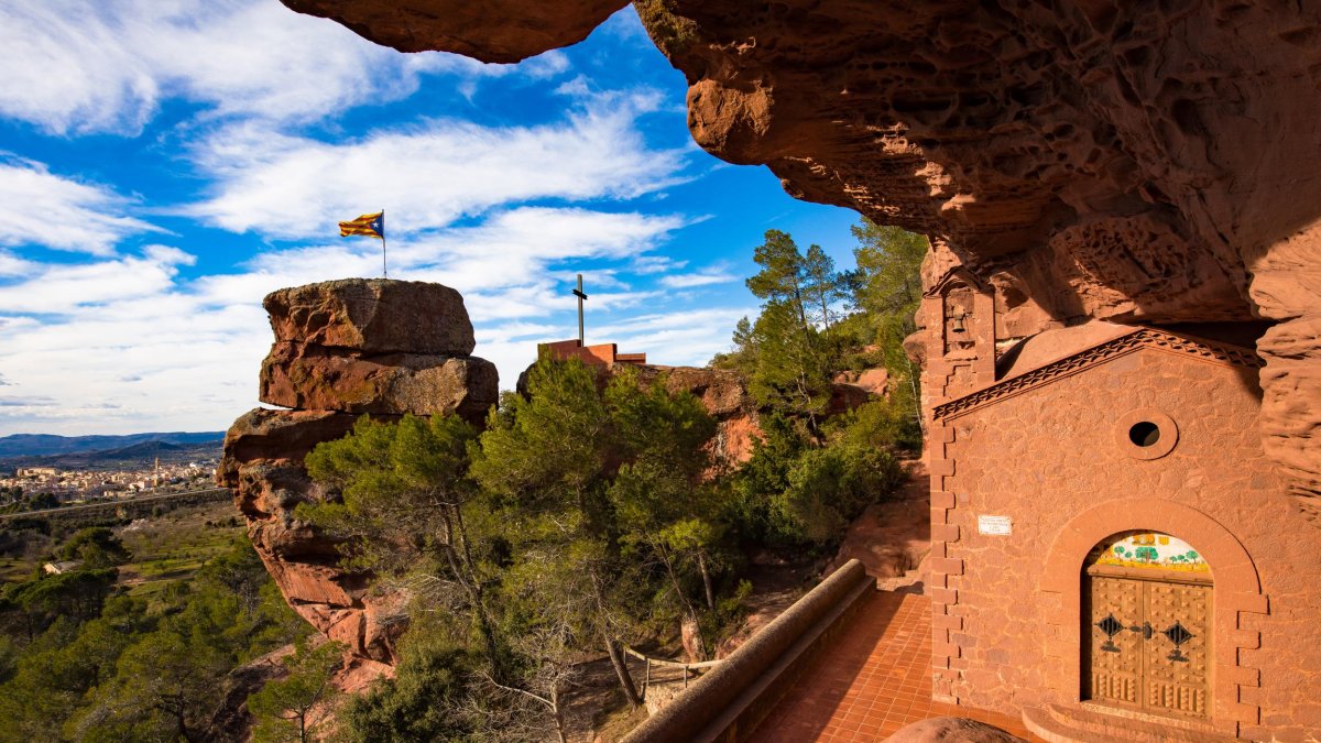 Imatge de l'ermita de Sant Gregori de Falset