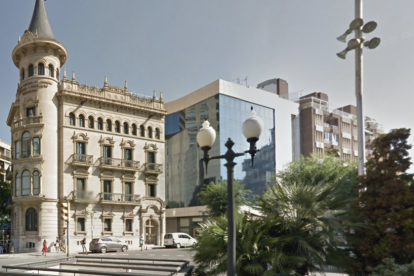 Exterior de la Cámara de Comercio de Tarragona.