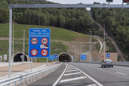 Entrada al nou túnel.