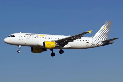 Imagen de un avión de Vueling.