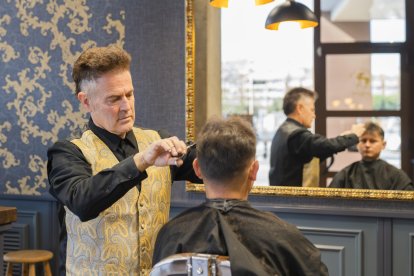Imagen de archivo del barbero Javi Torrente.