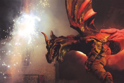 El Dracum és un dels actes més populars de la Setmana Medieval de Montblanc