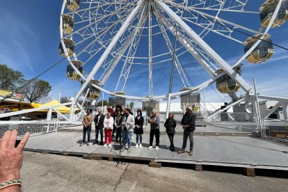 Imagen de la inauguración de la trigésima Feria de Abril de Tarragona a Bonavista.