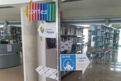 Señalización en las bibliotecas por el programa Donde Off 2023