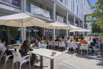 Terrassa del Campus Catalunya de la URV.