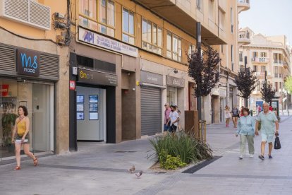 Imagen de archivo de la calle Canyelles después de la pacificación.