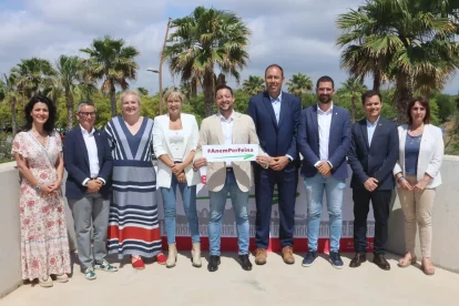 Consellers del govern del PSC de Tarragona, després del balanç del primer any de mandat.