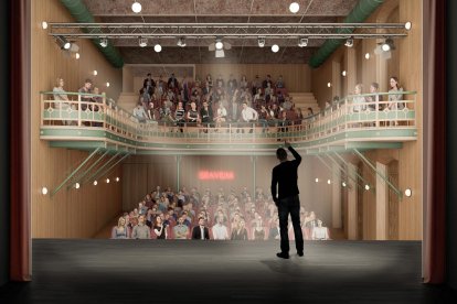 Imagen del proyecto ganador del concurso para la rehabilitación del Centro Católico.