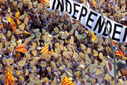 Imagen de archivo de una movilización independentista.