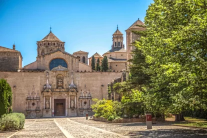 Exterior del Monasterio de Poblet.