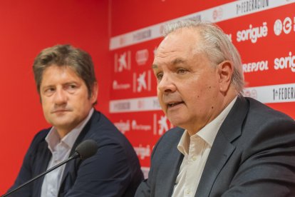 El consejero de la SAE, Antoine Jordà, protagonizó la rueda de prensa de ayer por la tarde.