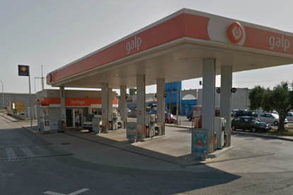 Imagen de la gasolinera situada en el Polígono Molí d'En Serra