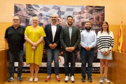 Presentació de la jornada castellera a Torredembarra.