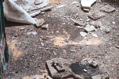 Un dels pisos afectats per l'incendi al carrer Reial