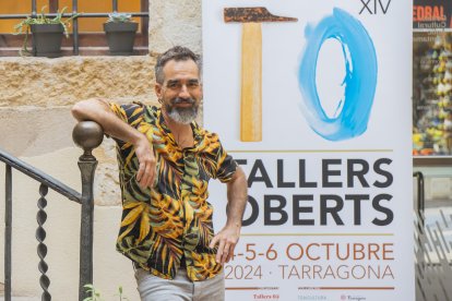 Jordi Llort en el Antic Ajuntament.