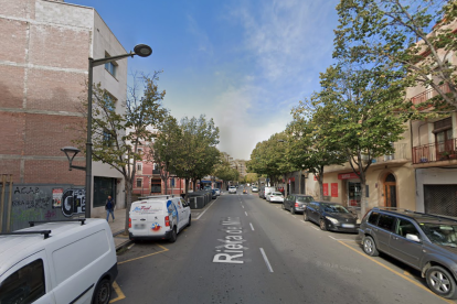 Imagen de la calle donde ha tenido lugar el accidente
