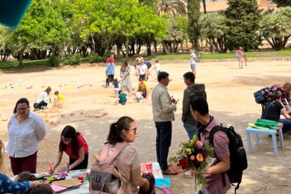 Imagen de archivo de una actividad en la Guingueta.