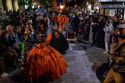 Imagen del desfile de Halloween de Tarragona del sábado.