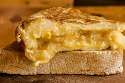 Imatge d’una truita de patata.