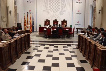 Imagen del plenario del Ayuntamiento de Tarragona.