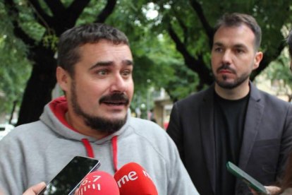 Imatge del portaveu de la coalició progressista, Jordi Collado.