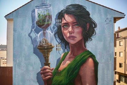 Imagen del grafiti 'The Messenger'