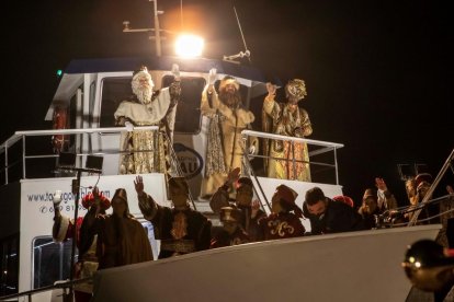 Imagen de lo llega de los Reyes en Tarragona